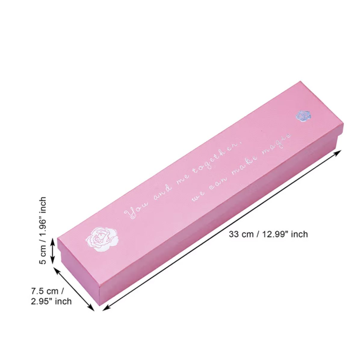 GENERICO - Caja de Regalo con Oso y Rosas Eternas  Edición Especial