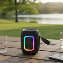 AIWA - Parlante Portatil - Negro - Potencia, estilo y versatilidad