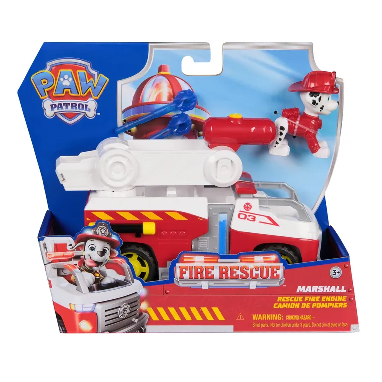 Camion de Rescate Bomberos Con Figura De Marshall