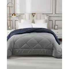 GENERICO - CUBRECAMA PLUMÓN NORDICO 2 PLAZAS 200X230 GRIS