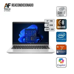 HP - Notebook 840 G7 I7 10th 8GB 256GB - Win11+Office - Reacondicionado Profesional