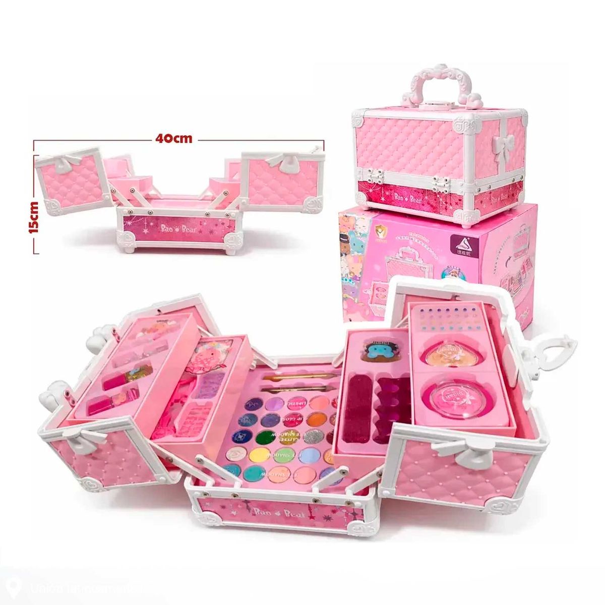 GENERICO - Maletín organizador Tipo Joyero -Maquillaje Cosméticos 41pz Juguete