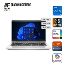 HP - Notebook 840 G8 I7 11th 16GB 512GB - Win11+Office - Reacondicionado Profesional
