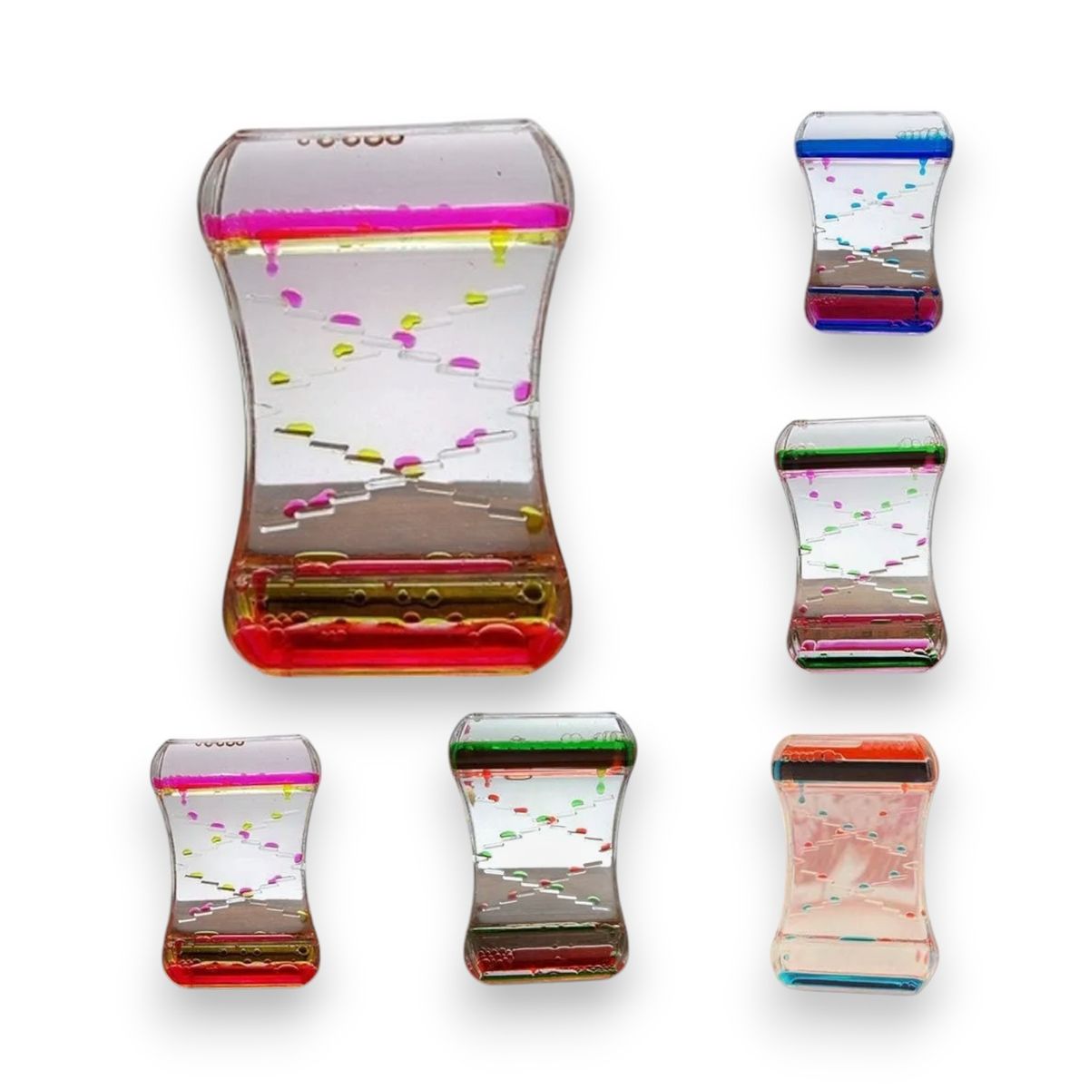 GENERICO - RELOJ DE ACEITE COLORES GOTA MONTESSORI