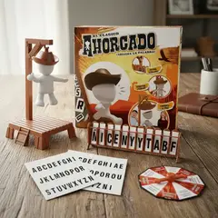 GENERICO - Ahorcado Juego Mesa De Palabras Magnetico Familiar