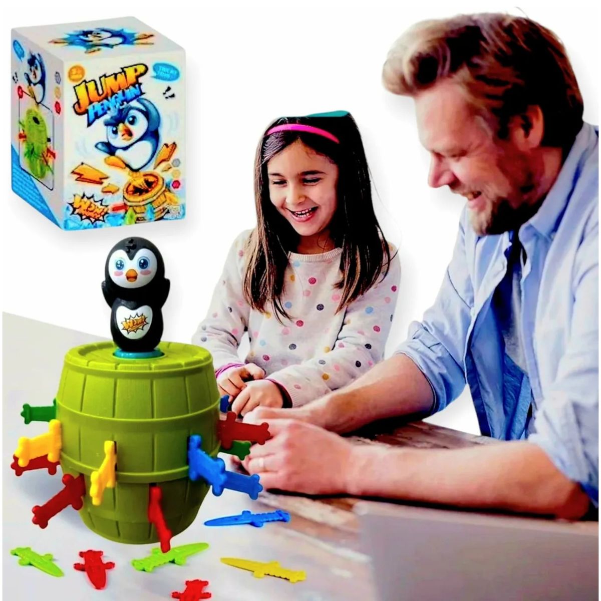 GENERICO - JUGUETE DIDACTICO PINGUINO SALTARTIN