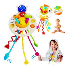 GENERICO - JUGUETE SENSORIAL MONTESSORI 4 EN 1 ASTRONAUTA