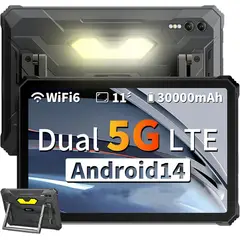 BLACKVIEW - Active 10 Pro 5G Tableta 36GB+256GB 30000mAh 108MP 11 pulgadas-Negro