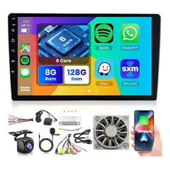 GENERICO - Radio Auto Android Qled De 9 Con 8gb Ram 128gb Rom Carplay