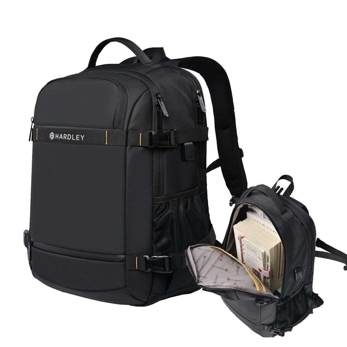 HARDLEY - Mochila de Viaje y Notebook Hardley Tela Impermeable 34 Lt