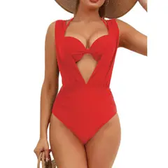 TIOZONEY - Bañador bikini de dos piezas para mujer