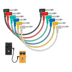 KUANGYE - Cable Pedales Pedalera Guitarra Bajo Pack 6 Unidades