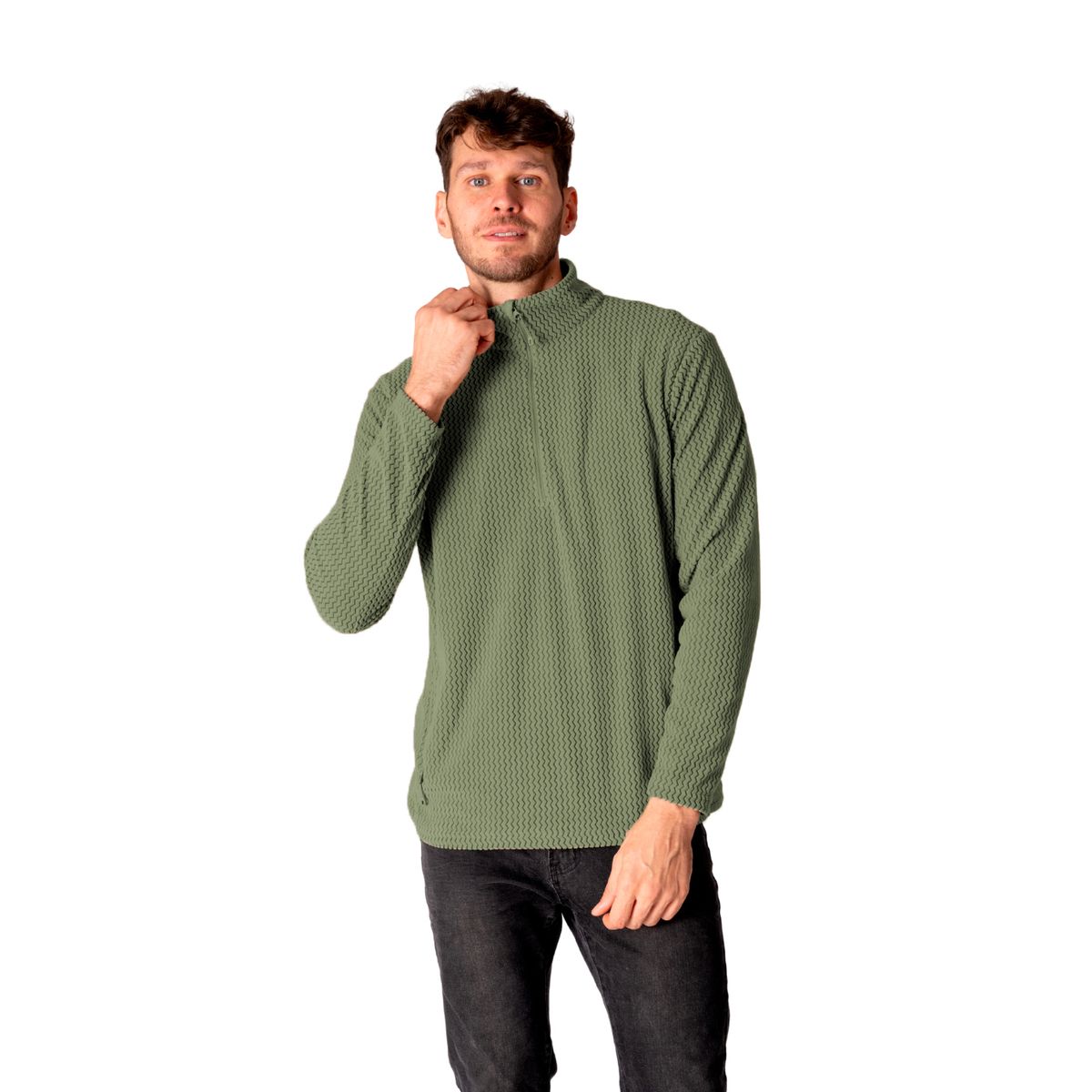 LENGA - Polar Pullover Hombre Polar Light-trail Pangue Lenga