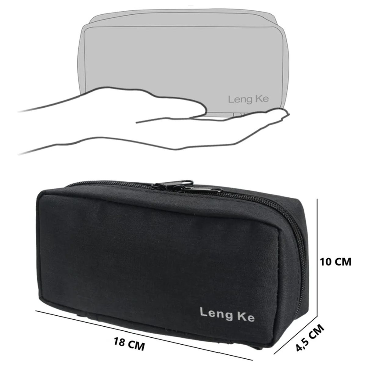 ONEDER - Enfriador Estuche Viaje Diabeticos Bolso Cooler Medicina Tela Negro