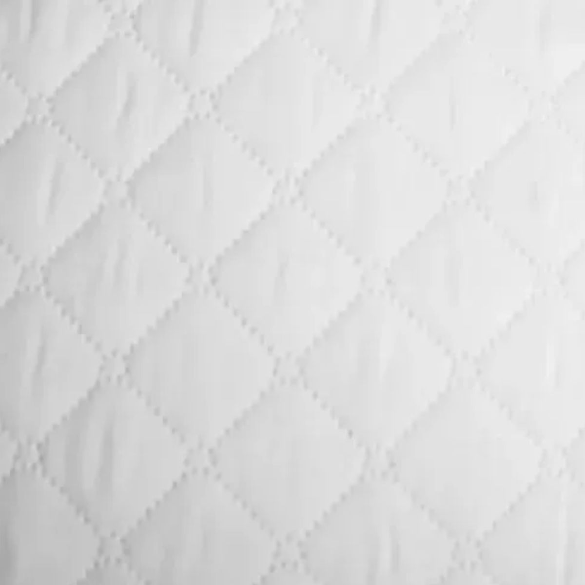 OKAY - Cubre Colchón 1 Plaza 90x200+35, No Impermeable Blanco 1.5 Plazas