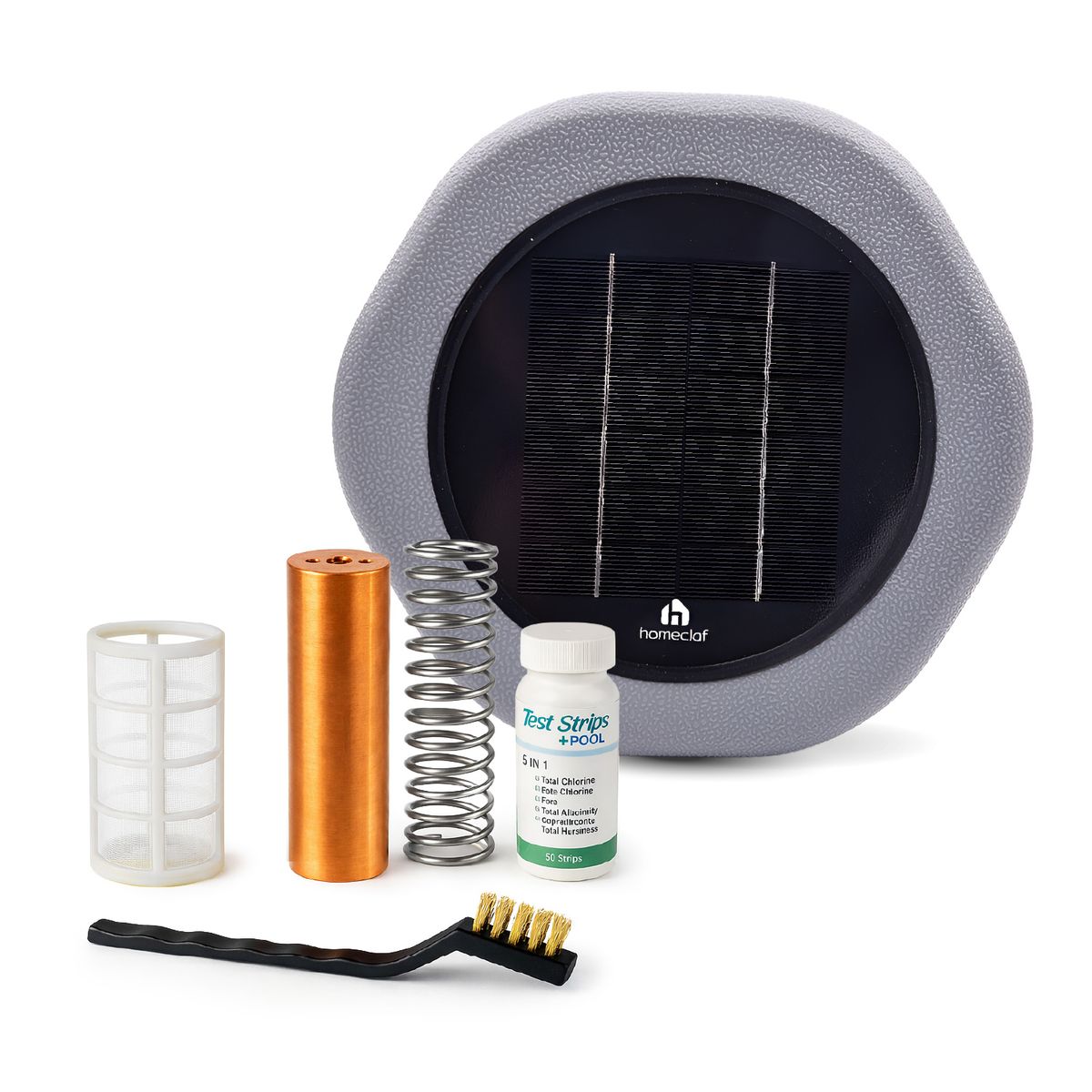 HOMECLAF - Ionizador Solar Hexagonal Para Piscina 150000 Lts Homeclaf