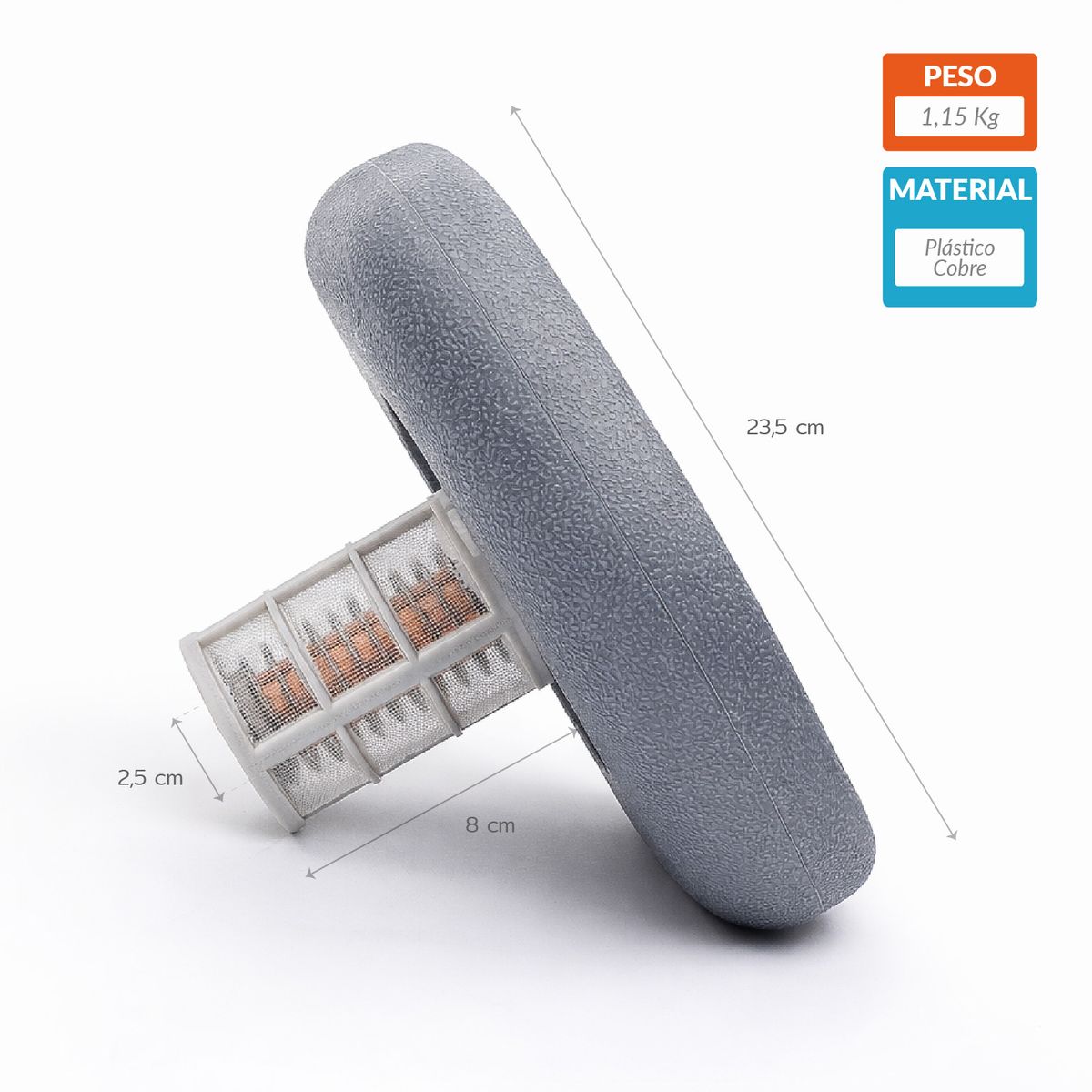 HOMECLAF - Ionizador Solar Hexagonal Para Piscina 150000 Lts Homeclaf