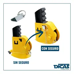 GENERICO - Banquillo Mecánico Caballete Auto 3 Toneladas Con Seguro