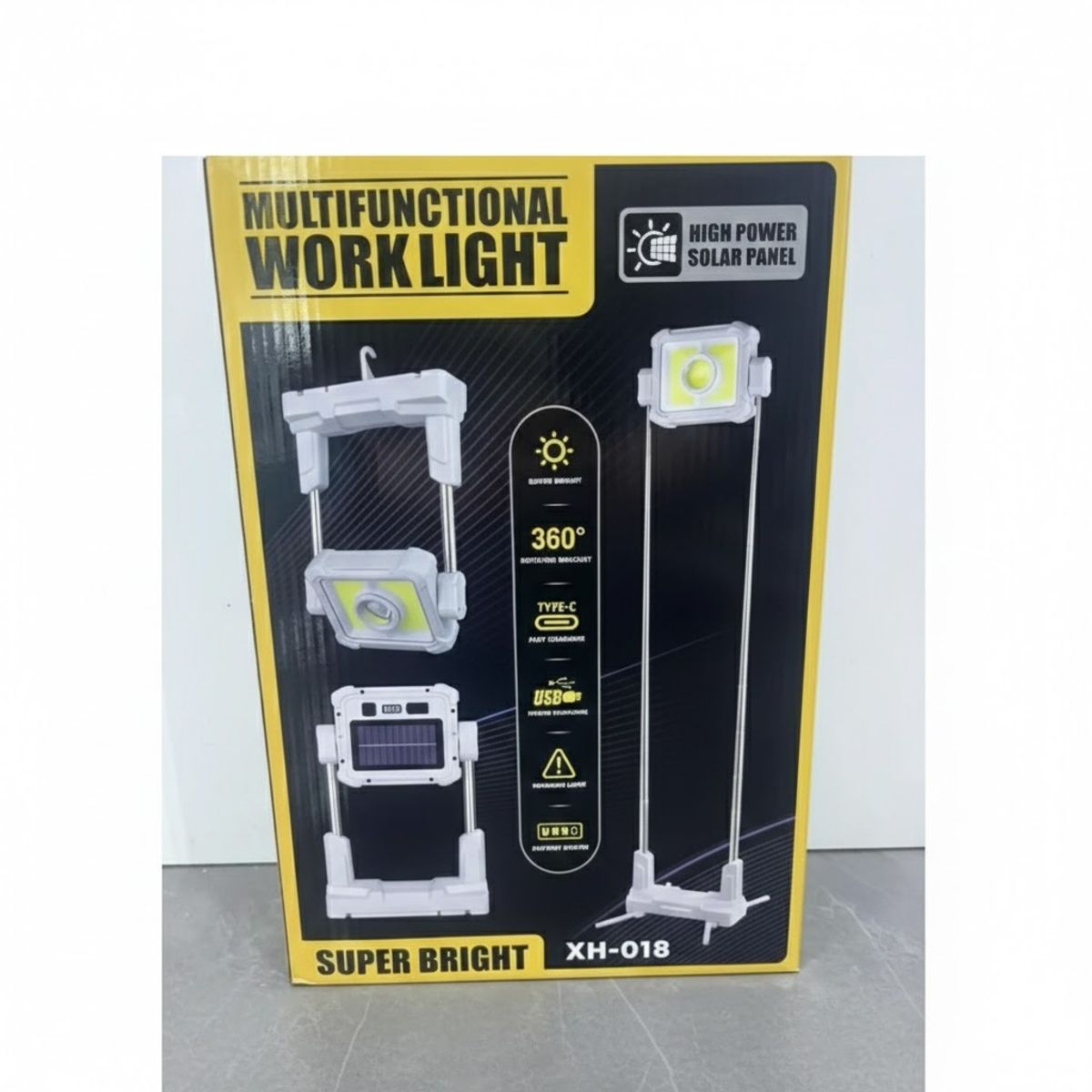 GENERICO - Luz De Trabajo Funcional Panel Solar Alta Potencia SKUTN