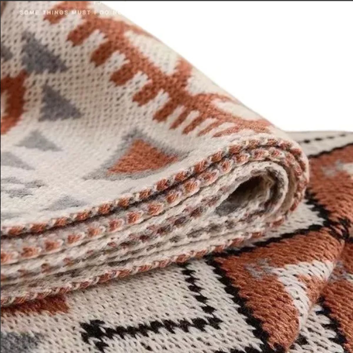 OKAY - Manta Decorativa Tejida Para Sillon Piecera Cama Bohemia Bohemia