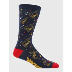 HUSH PUPPIES - Calcetin Algodón Hombre Fighter Azul