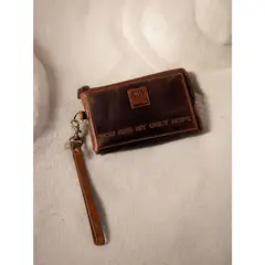 HUSH PUPPIES - Billetera Cuero Hombre Sw Leia Wallet Café