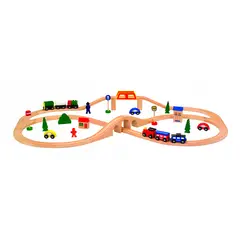 GENERICO - Juego Tren de la Ciudad madera
