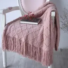 OKAY - Manta Decorativa Tejida Para Sillon Piecera Cama