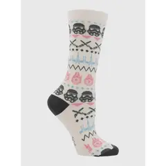 HUSH PUPPIES - Calcetin Algodón Mujer Star Wars BeigeCrudo