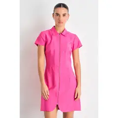 IO - Vestido Corto Mujer Fucsia