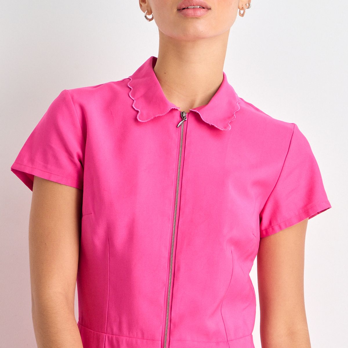 IO - Vestido Corto Mujer Fucsia Io