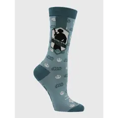 HUSH PUPPIES - Calcetin Algodón Mujer Princess Leia Azul