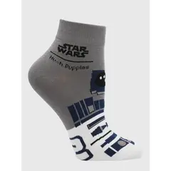 HUSH PUPPIES - Calcetin Algodón Mujer Ped R2-D2 Multicolor