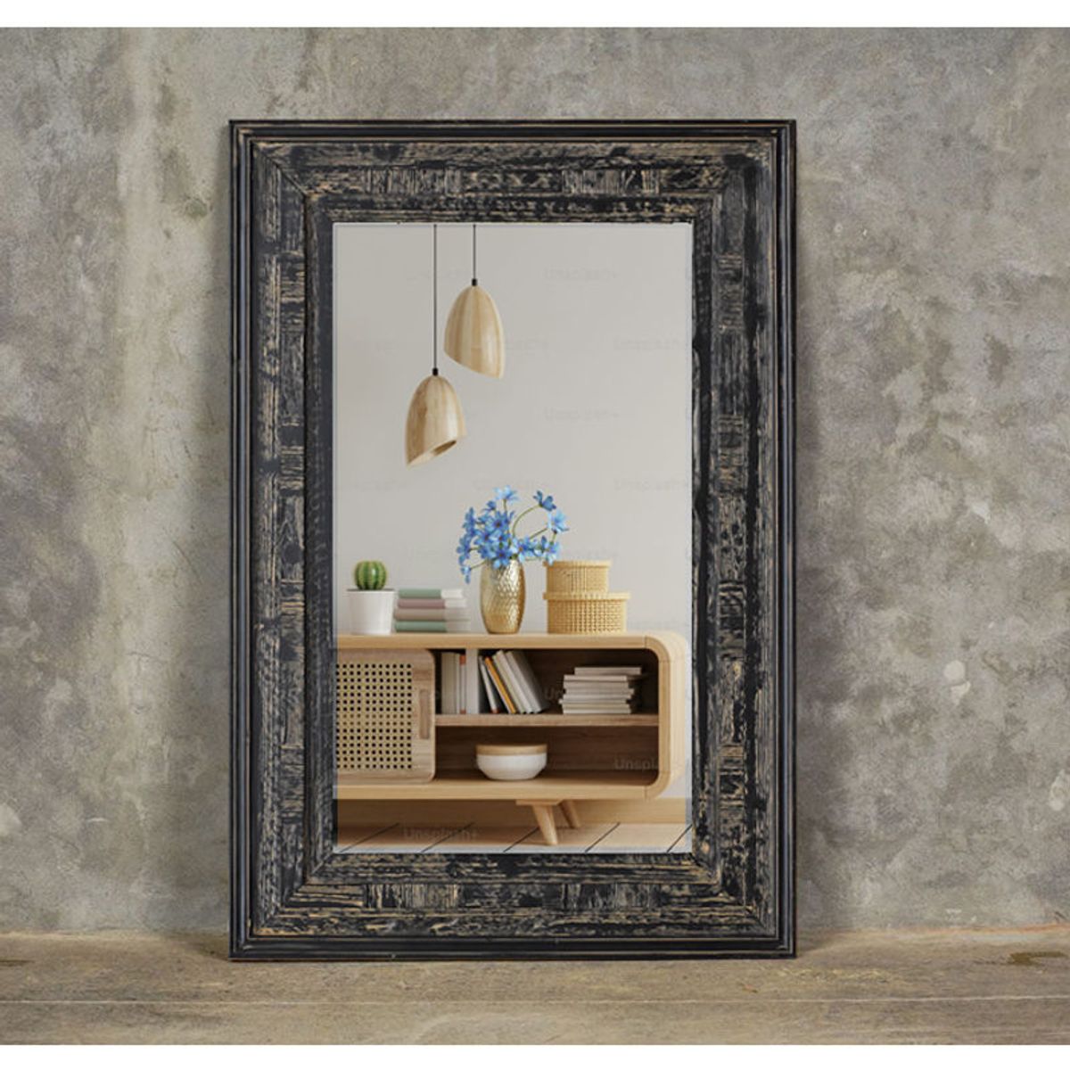 MSA MUEBLES SANTA ANA - Espejo Timber 120 x 80 Cm