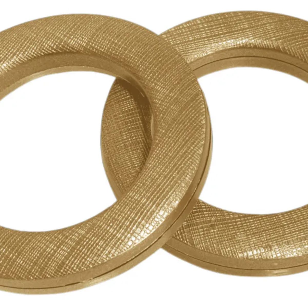 OKAY - Pack 80 Argollas Para Cortina - Se Instalan A Presion 4.5cm Dorado