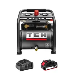 TEH - Compresor de Aire Inalámbrico 3L + 2 Batería + Cargador TEHTOOLS