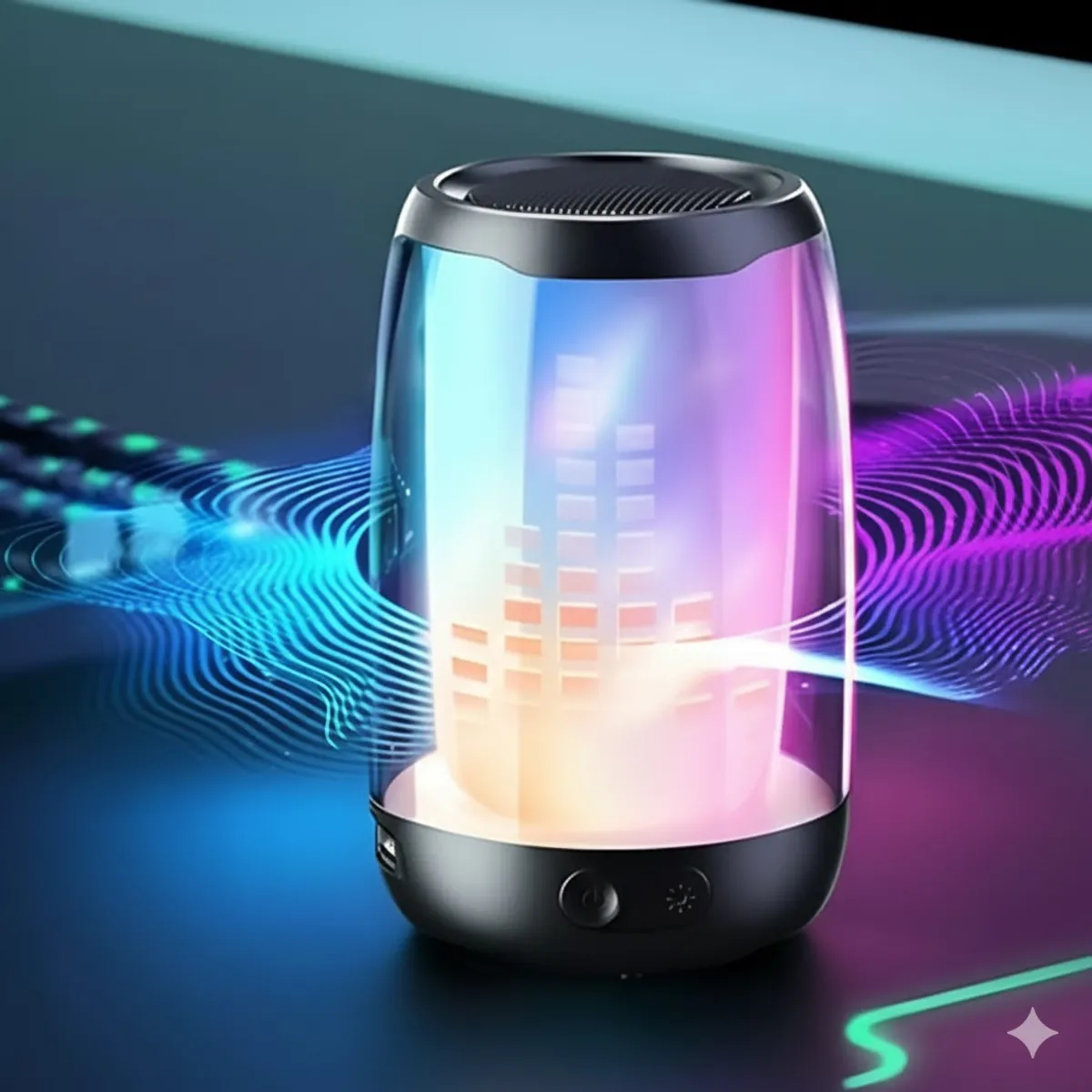 GENERICO - Mini Parlante Portátil Con Bluetooth Subwoofer