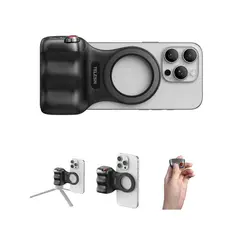 TELESIN - Grip Magnético MagSafe para Smartphone con Disparador Remoto - Negro