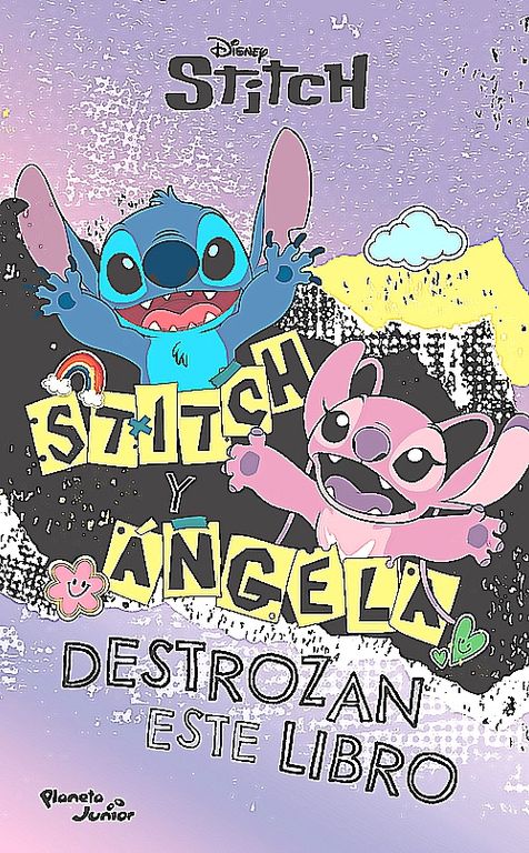 Libro Stitch & Angel destrozan este libro - Disney