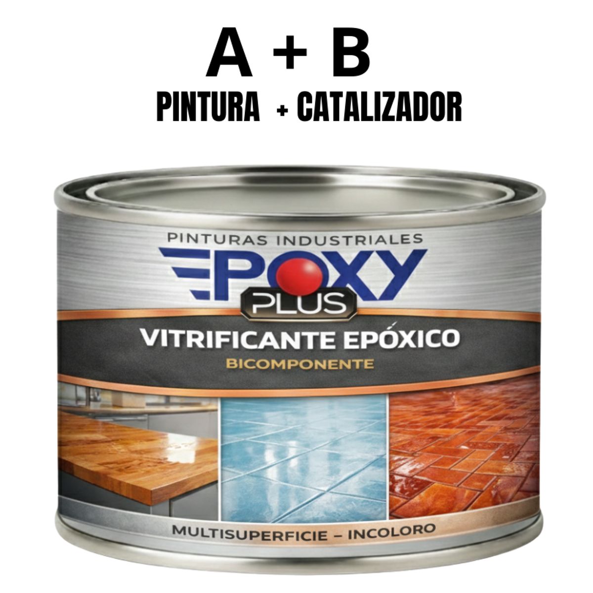 EPOXY - VITRIFICANTE  EPÓXICO INCOLORO MULTISUPERFICIE - PREMIUM FULL SECADO - 2kg