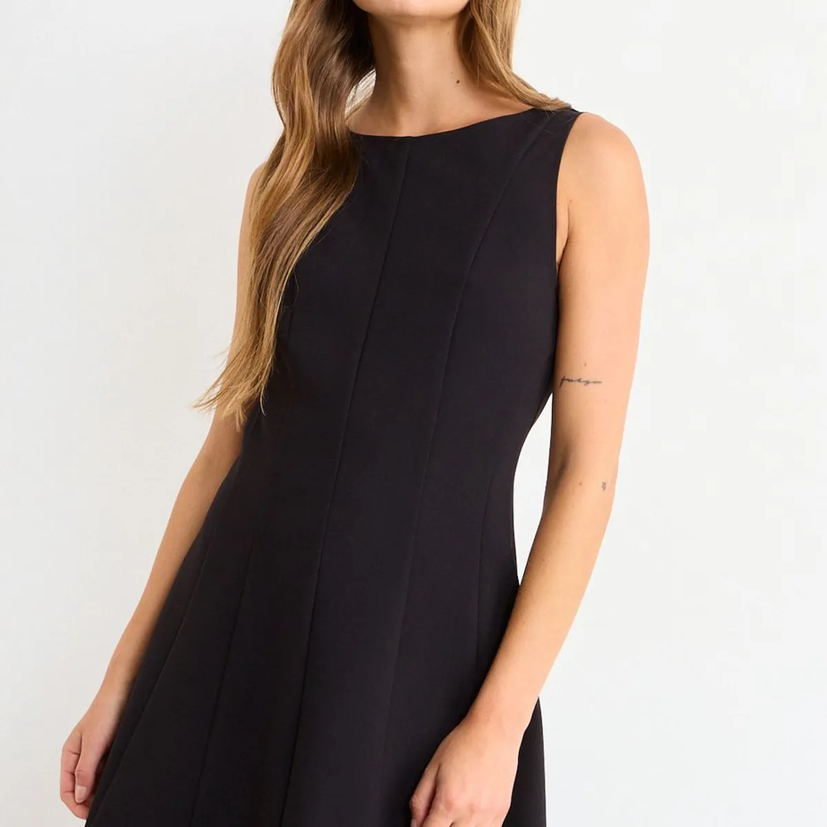 IO - Vestido Liso Mujer Negro Io