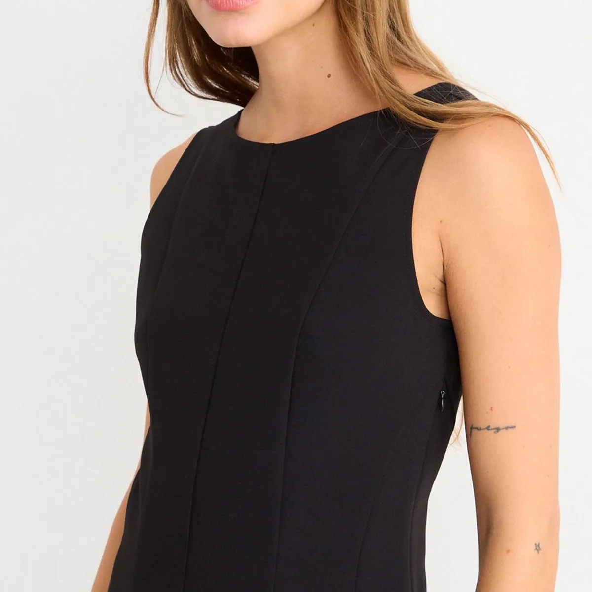IO - Vestido Liso Mujer Negro Io