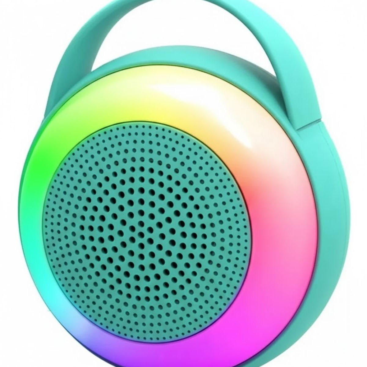 GENERICO - Bocina Altavoz Portátil Bluetooth Usb Fm Con Iluminación Rgb Al Azar