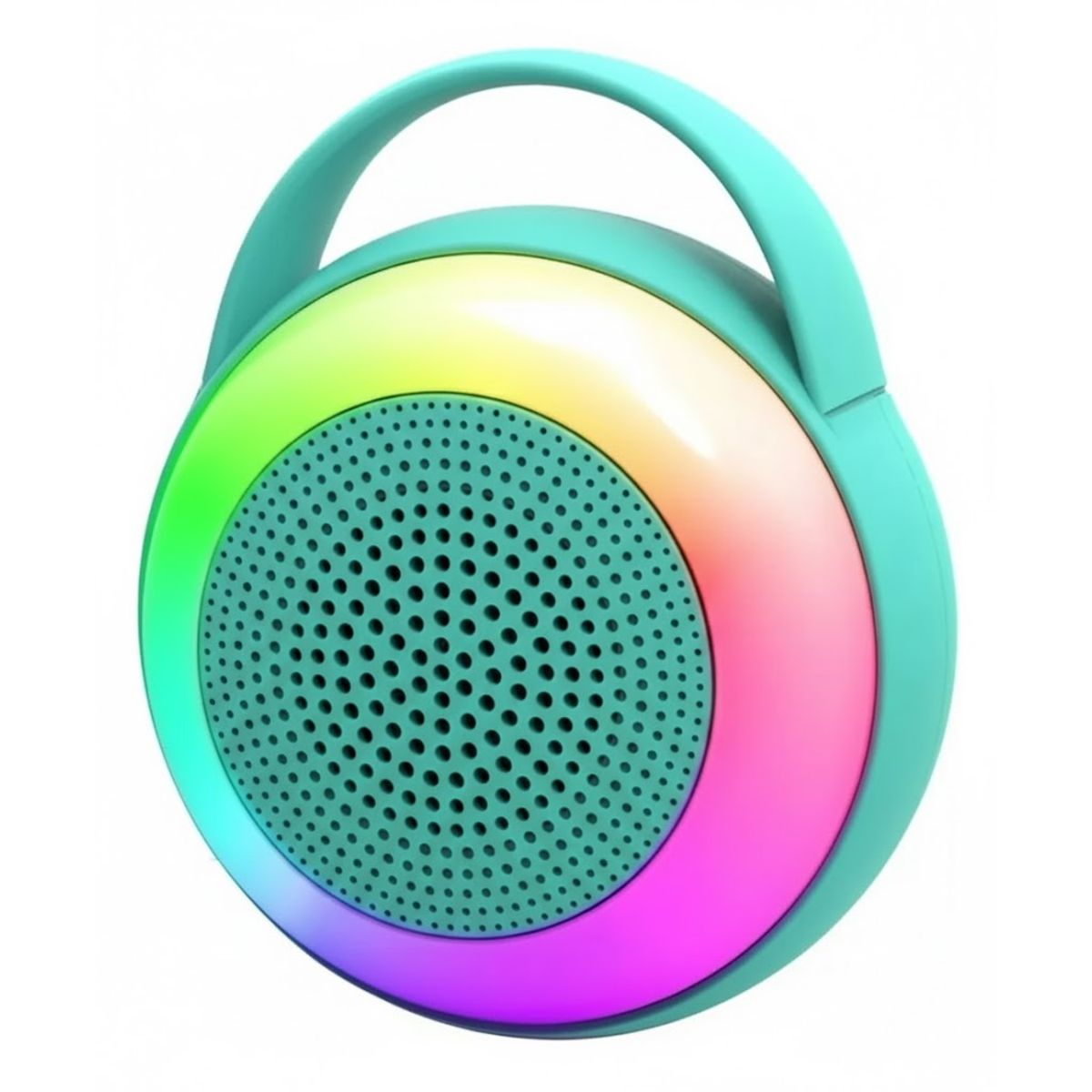 GENERICO - Bocina Altavoz Portátil Bluetooth Usb Fm Con Iluminación Rgb Al Azar