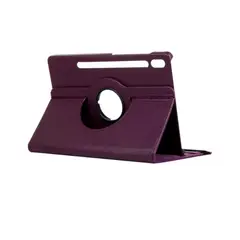 GENERICO - Carcasa Funda Giratoria Para Tablet Samsung S9 Fe 10.9 X510 Morado