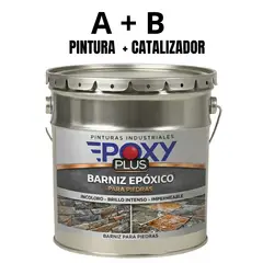EPOXY - BARNIZ PIEDRAS EPÓXICO INCOLORO BRILLO ESPEJO - PREMIUM FULL SECADO - 18kg