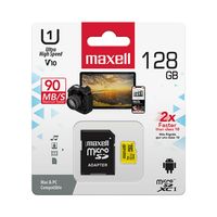 Tarjeta Memoria MicroSD 128GB 90MB/s Clase 10