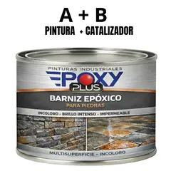 EPOXY - BARNIZ PIEDRAS EPÓXICO INCOLORO MATEADO - PREMIUM FULL SECADO - 2kg