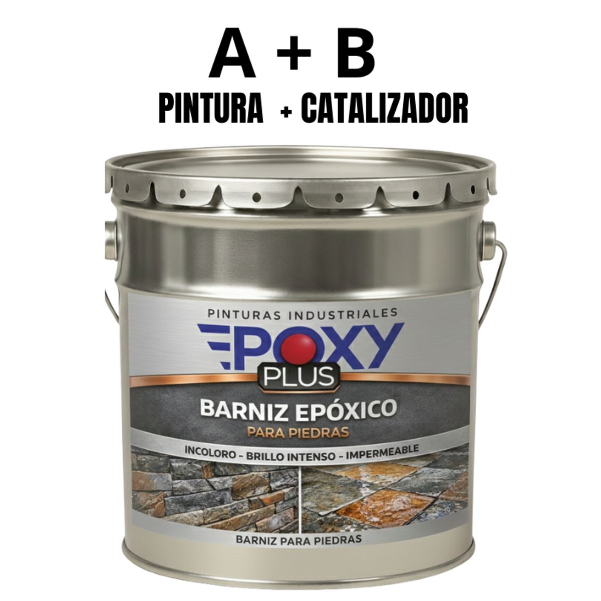 EPOXY - BARNIZ PIEDRAS EPÓXICO INCOLORO MATEADO - PREMIUM FULL SECADO - 18kg