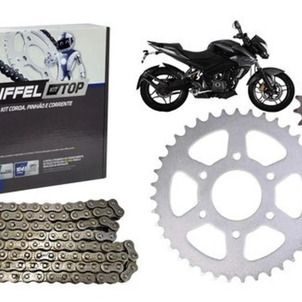 GENERICO - Kit De Para Moto Transmision Ns 200  Rs 200 6 Pernos